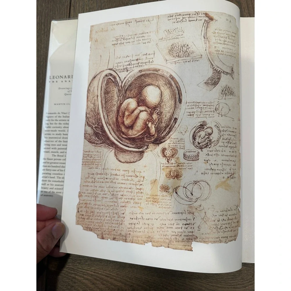 Leonardo da Vinci The Anatomy of Man Art History Book